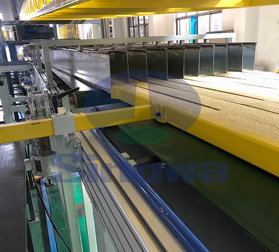 Double Sided Color Steel Rock Wool Sandwich Panel Line,Sinowa